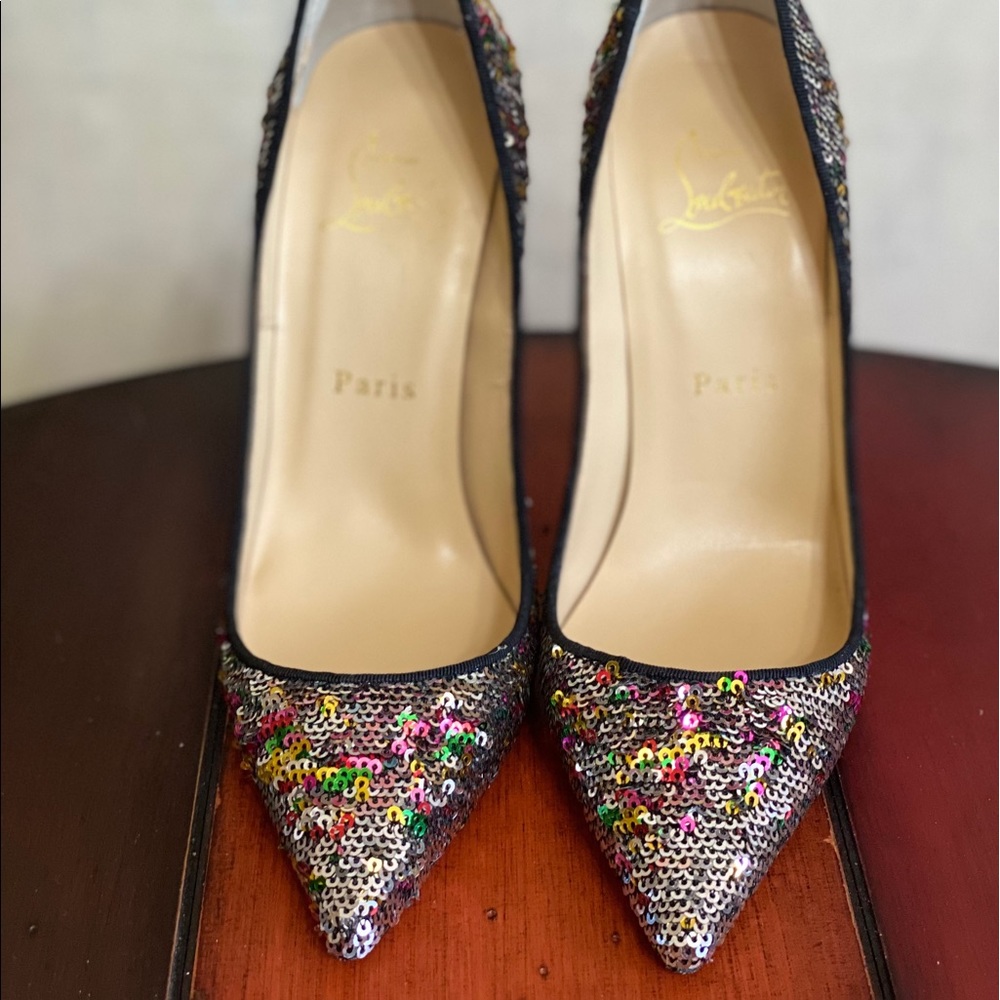 Multi Color Sequins Heels Christian Louboutin - image 4